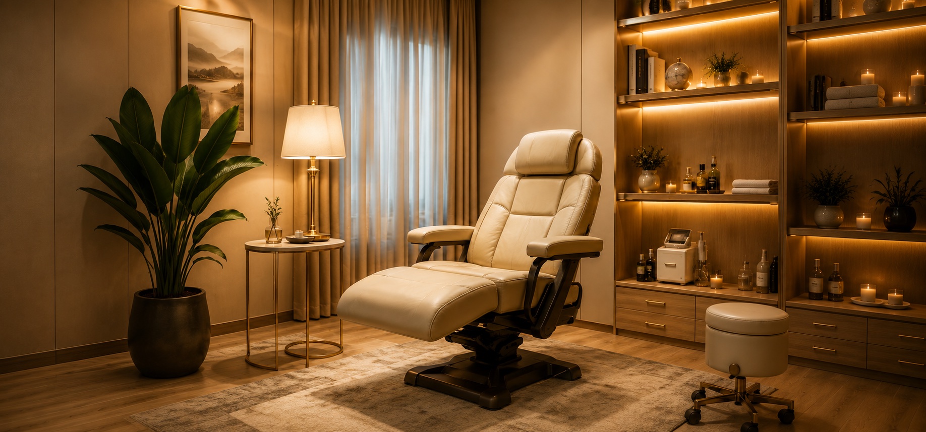 Premium health and longevity treatment room