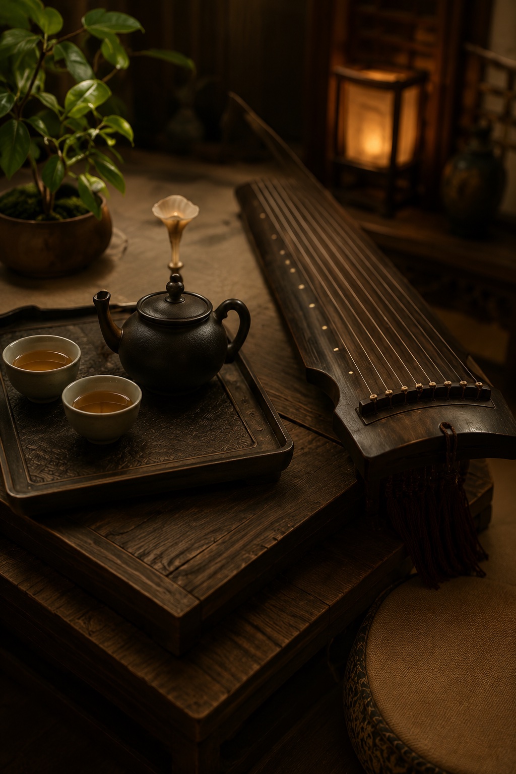 Lingnan tea and guqin salon